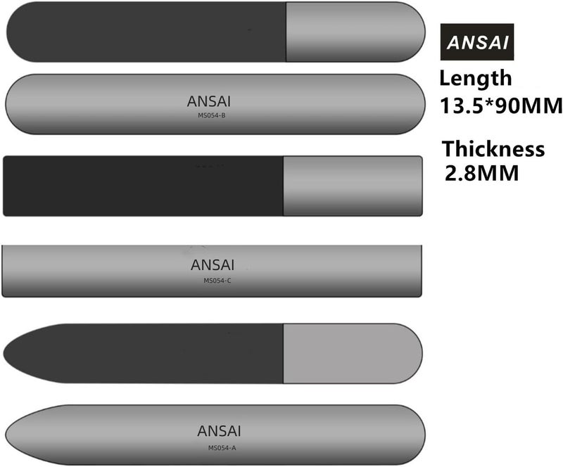 ANSAI Hobby Grinding Tools Glass Polishing Files For Scale Model #8000#10000 3 pcs - Image 5